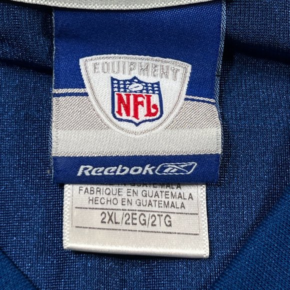 Reebok Indianapolis Colts Peyton Manning Jersey #18 Mens 2XL Blue NFL Football - Picture 4 of 8